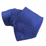 Dunhill luxurious silk tie in a longtail logo and dot pattern