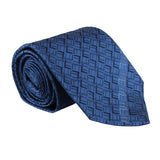 Dunhill luxurious silk tie in a longtail logo with contrasting longtail to the blade