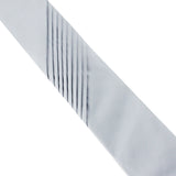 Dunhill luxurious matt silk tie with plisse pleat detailing