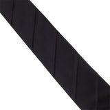Dunhill luxurious matt silk tie with layered pleat detailing