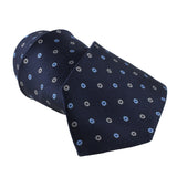 Dunhill luxurious mulberry silk tie in a cog pattern