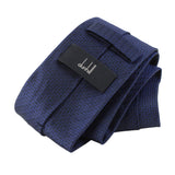 Dunhill luxurious woven silk tie in a carbon fibre pattern