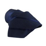 Dunhill luxurious silk tie in a rollaquilt and stripe pattern
