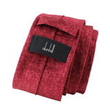 Dunhill luxurious archive graphic woven silk tie in red tones
