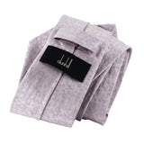 Dunhill luxurious archive graphic woven silk tie in a pale pink tone