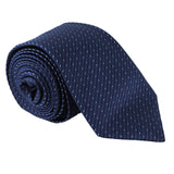 Dunhill luxurious woven silk tie in a corded stripe pattern