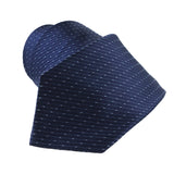 Dunhill luxurious woven silk tie in a corded stripe pattern