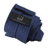 Dunhill luxurious woven silk tie in a corded stripe pattern