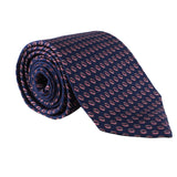 Dunhill silk tie in a transmission ring pattern