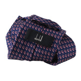 Dunhill silk tie in a transmission ring pattern