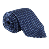 Dunhill silk tie in a transmission ring pattern