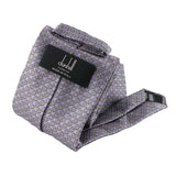 Dunhill woven silk tie in a hexbolt pattern