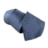 Dunhill woven silk tie in a hexbolt pattern