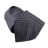 Dunhill woven silk tie in a hexbolt pattern