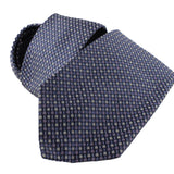 Dunhill woven silk tie in a geometric pattern
