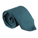 Dunhill silk tie in a curb chain pattern