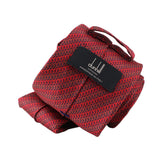 Dunhill silk tie in a curb chain pattern
