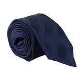 
Dunhill luxurious satin and grosgrain stripe silk tie