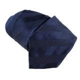 
Dunhill luxurious satin and grosgrain stripe silk tie