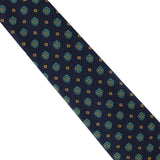 Dunhill woven silk tie in a gasket pattern