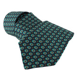 Dunhill silk tie in a gasket pattern