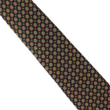 Dunhill woven silk tie in a gasket pattern