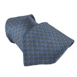 Dunhill mulberry silk tie in a hexbolt pattern