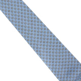 Dunhill mulberry silk tie in a hexbolt pattern