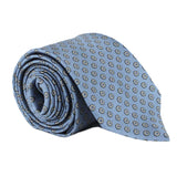 Dunhill mulberry silk tie in a hexbolt pattern