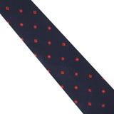 Dunhill silk tie in a monogram pattern