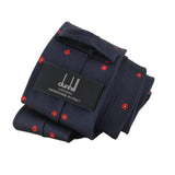 Dunhill silk tie in a monogram pattern