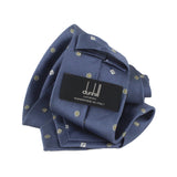 Dunhill silk tie in a monogram pattern