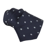 Dunhill silk tie in a monogram pattern