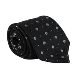 Dunhill silk tie in a cufflink pattern