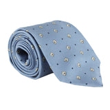 Dunhill silk tie in a cufflink pattern