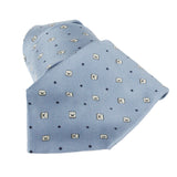 Dunhill silk tie in a cufflink pattern