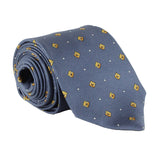 Dunhill silk tie in a cufflink pattern