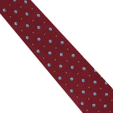Dunhill silk tie in a cufflink pattern