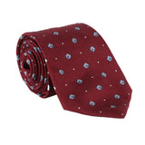 Dunhill silk tie in a cufflink pattern