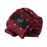 Dunhill silk tie in a cufflink pattern