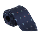 Dunhill silk tie in an archive cufflink pattern