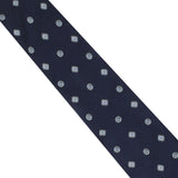 Dunhill silk tie in an archive cufflink pattern
