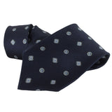 Dunhill silk tie in an archive cufflink pattern