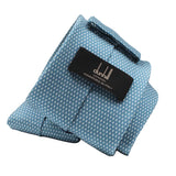 Dunhill luxurious mulberry silk tie in a small engine turn pattern