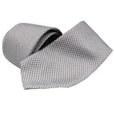 Dunhill luxurious mulberry silk tie in a small engine turn pattern