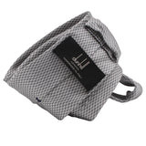 Dunhill luxurious mulberry silk tie in a small engine turn pattern