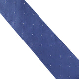 Dunhill woven twill tie in a fine dot pattern