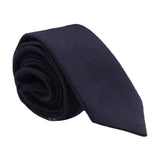 Dunhill herringbone woven pattern wool tie with selvedge detailing in blue and claret.&nbsp;