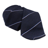 Dunhill wool and silk blend striped tie