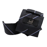 Dunhill luxurious silk tie in a fine stripe pattern